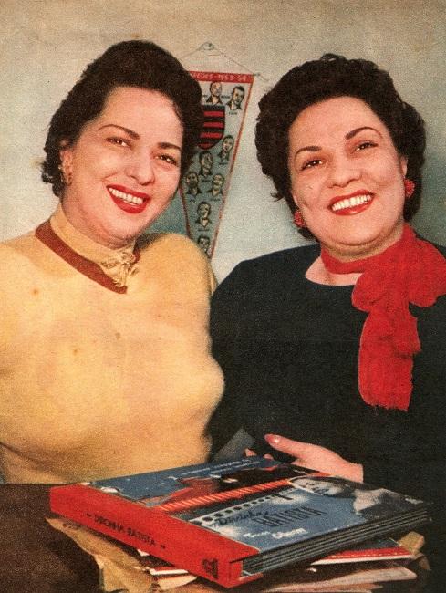 Linda e Dircinha Batista na Revista Manchete 1954