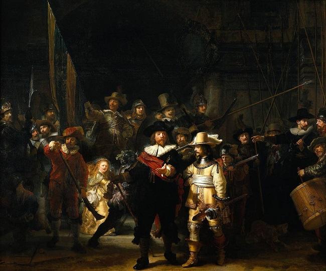 "Ronda Noturna", obra de Rembrandt