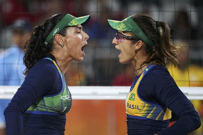 Dupla brasileira no vôlei de praia, Ágatha e Bárbara conquistaram a prata