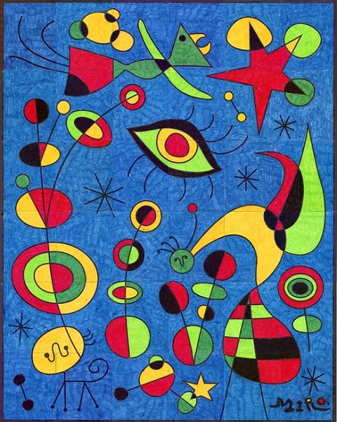 Obra do pintor Joan Miró