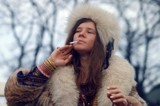 A cantora Janis Joplin viveu a era do sonho hippie